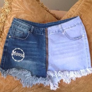 🍃🌹In-House  "Denim Cut Offfs" (2) Blues Shorts
